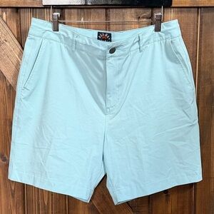 Faherty All Day Shorts Men 34 Lt Green Performance Stretch QuickDry Lightweight
